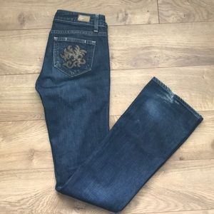 Paige premium denim jeans, dark wash